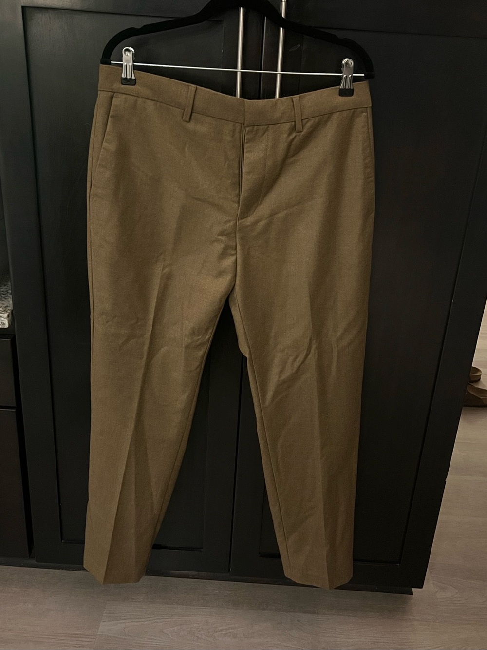 Banana Republic Men's Slim Dress Pants — Olive Tan